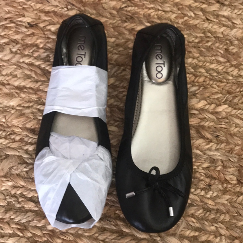 New Super Comfortable Black Ballet Flats by MeToo